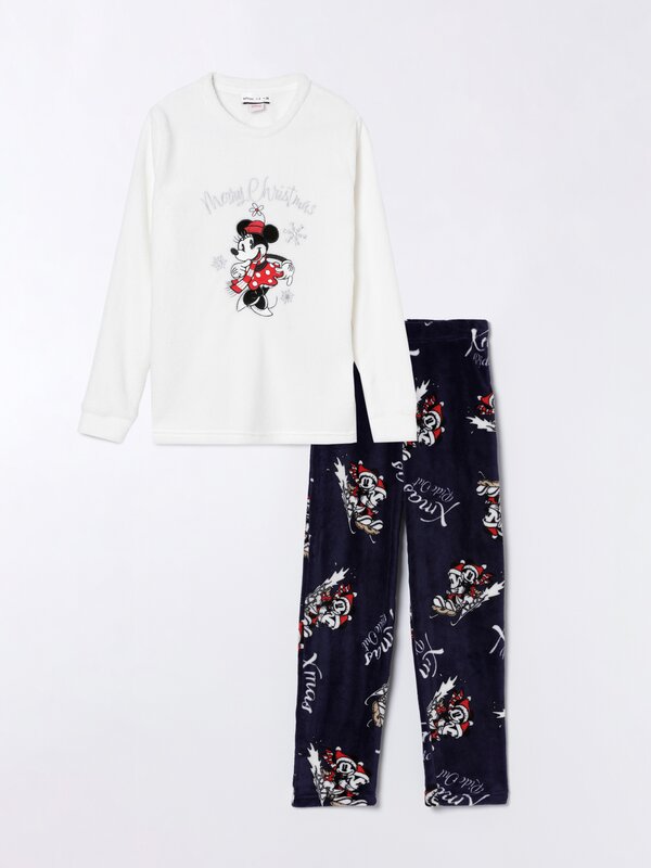 Pijama navideño de pelito Mickey Mouse de ©Disney