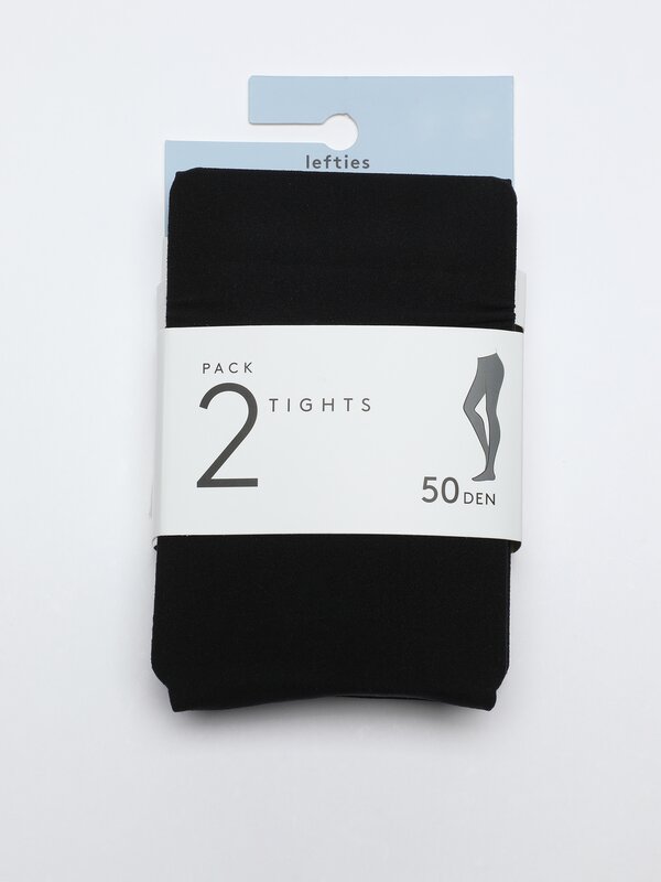 2-pack of 50 denier tights