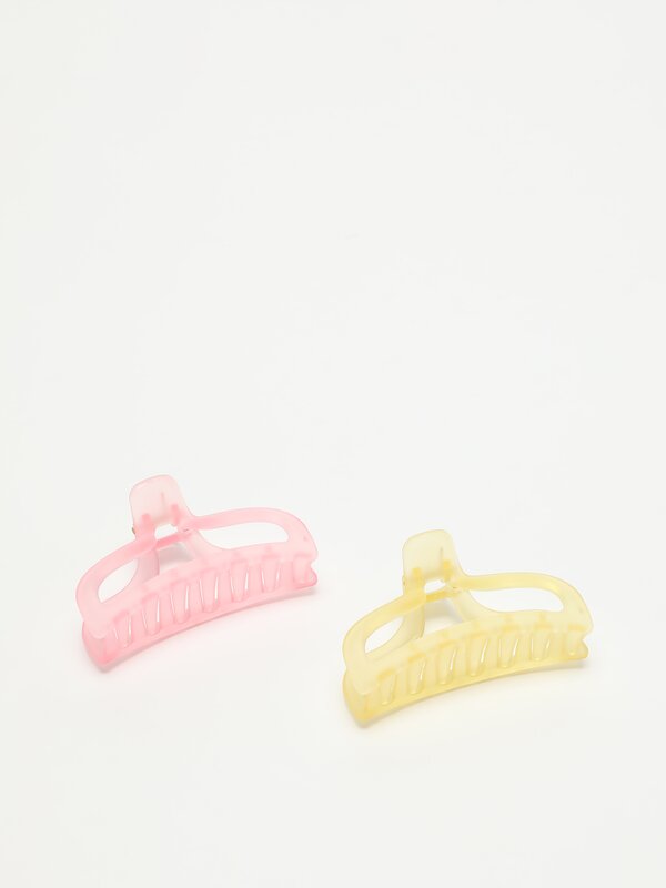 Pack of 2 large hair clips