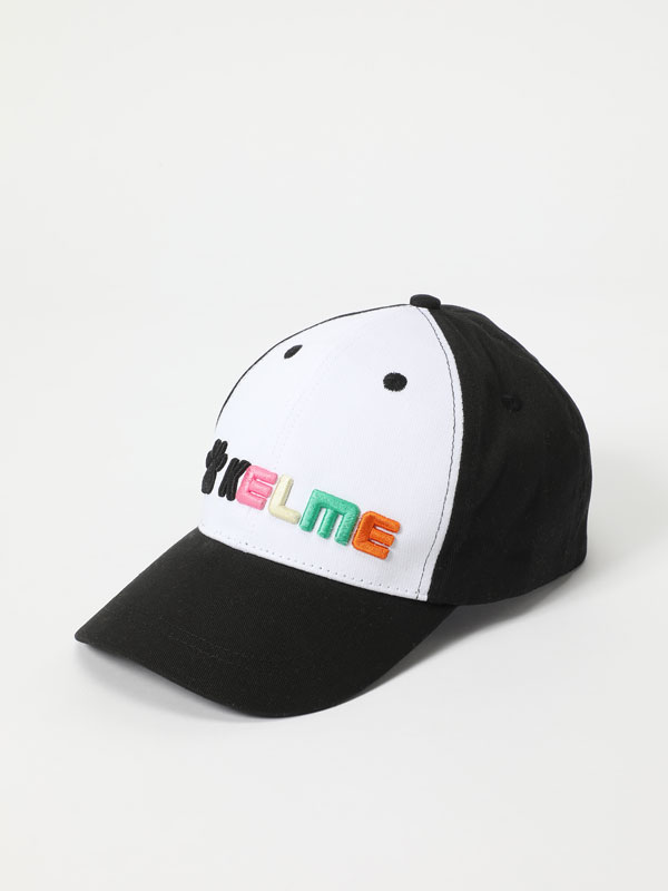 Embroidered Kelme x lefties cap with slogan