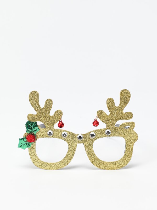 Gafas navideñas de reno