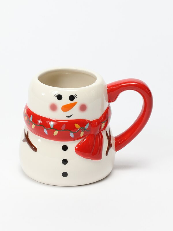 Christmas snowman mug