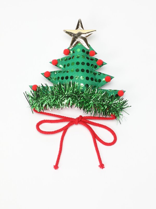 Diadema do Nadal árbore para mascotas