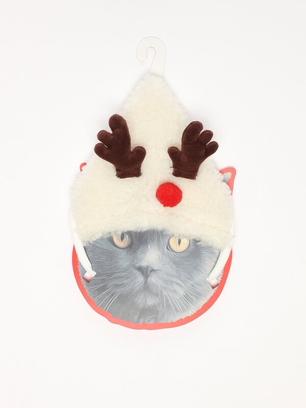 Christmas reindeer hat for pets