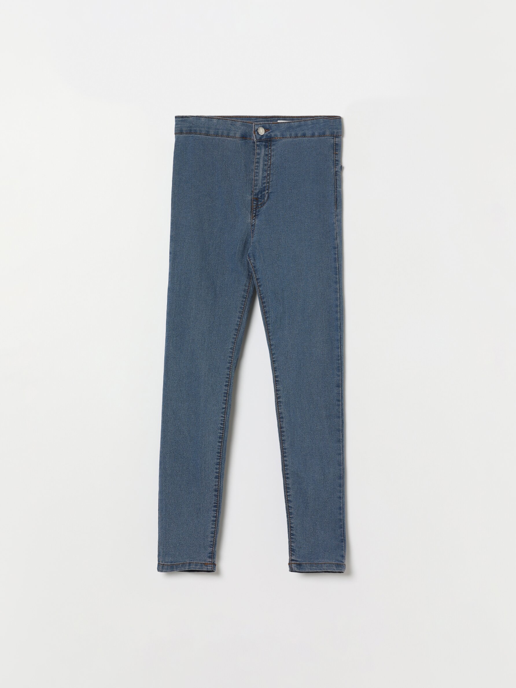 High-waist denim jeggings - JEANS - THE 