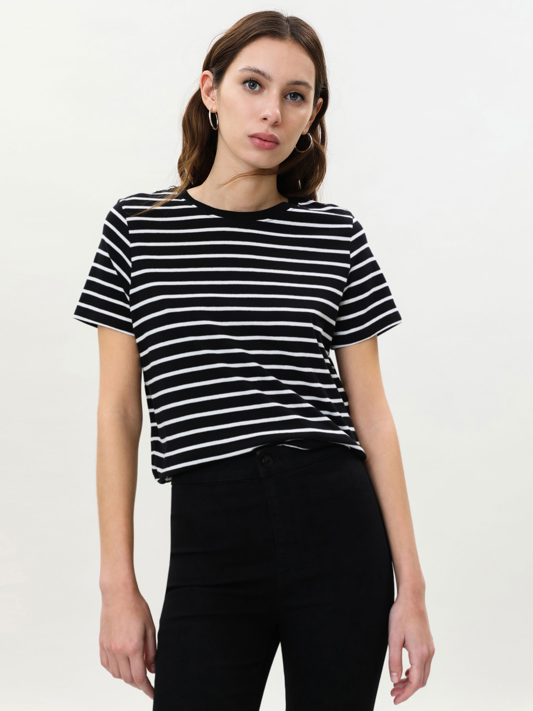 High-waist denim jeggings - High-waist 