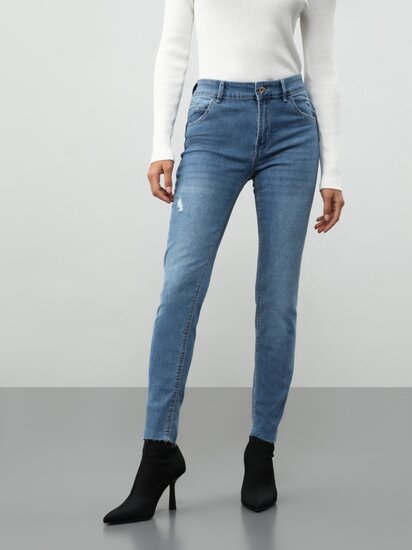 Mid-waist jeans - JEANS - THE ENTIRE 