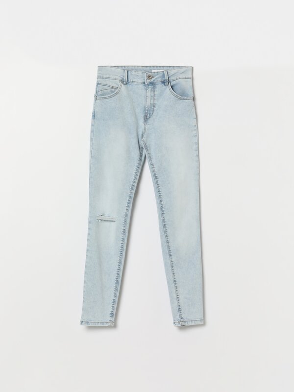 Mini flared jeans