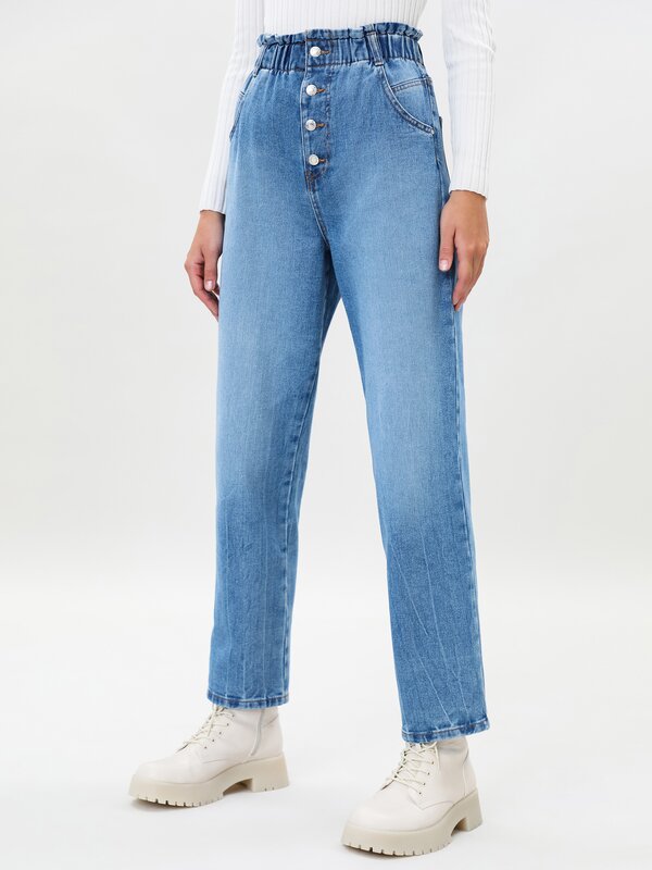 Mom | Baggy jeans - JEANS - THE ENTIRE COLLECTION - WOMAN - | Lefties ...
