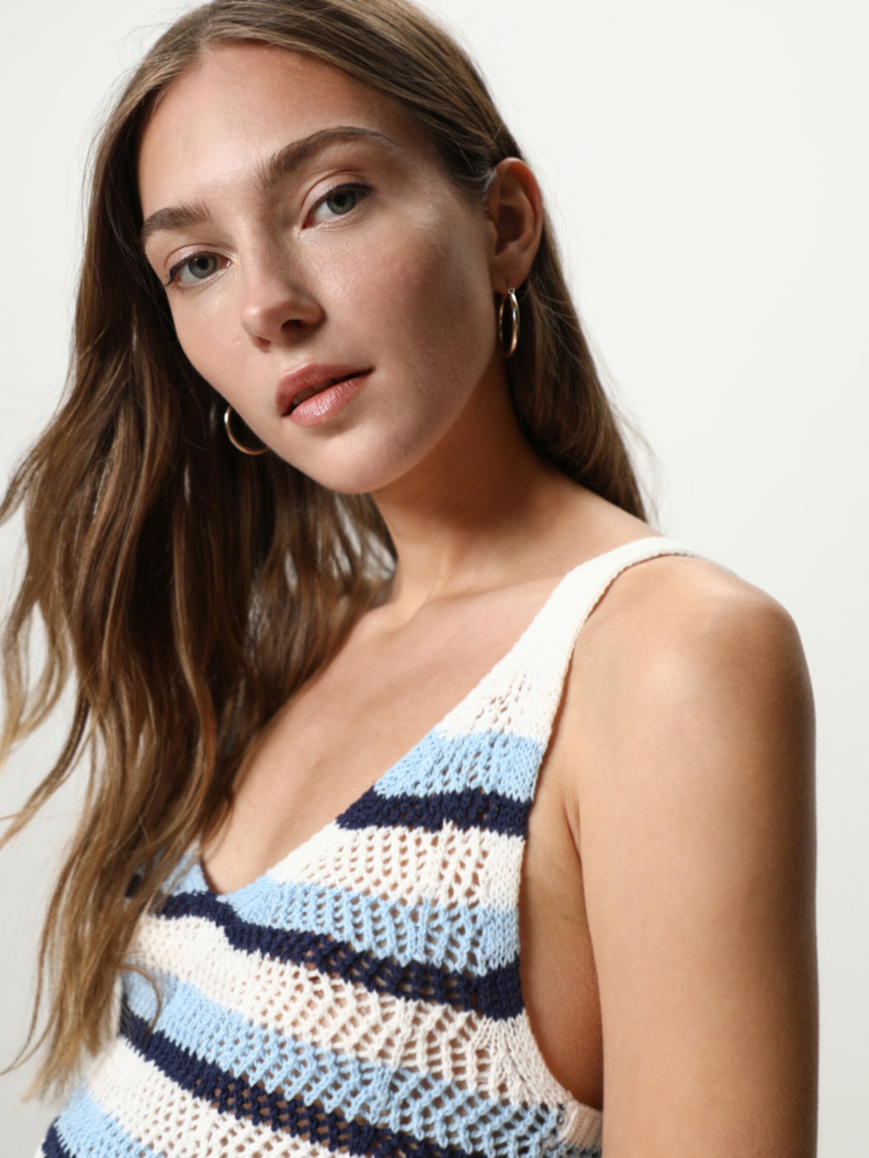 Open knit top - - | Lefties Israel
