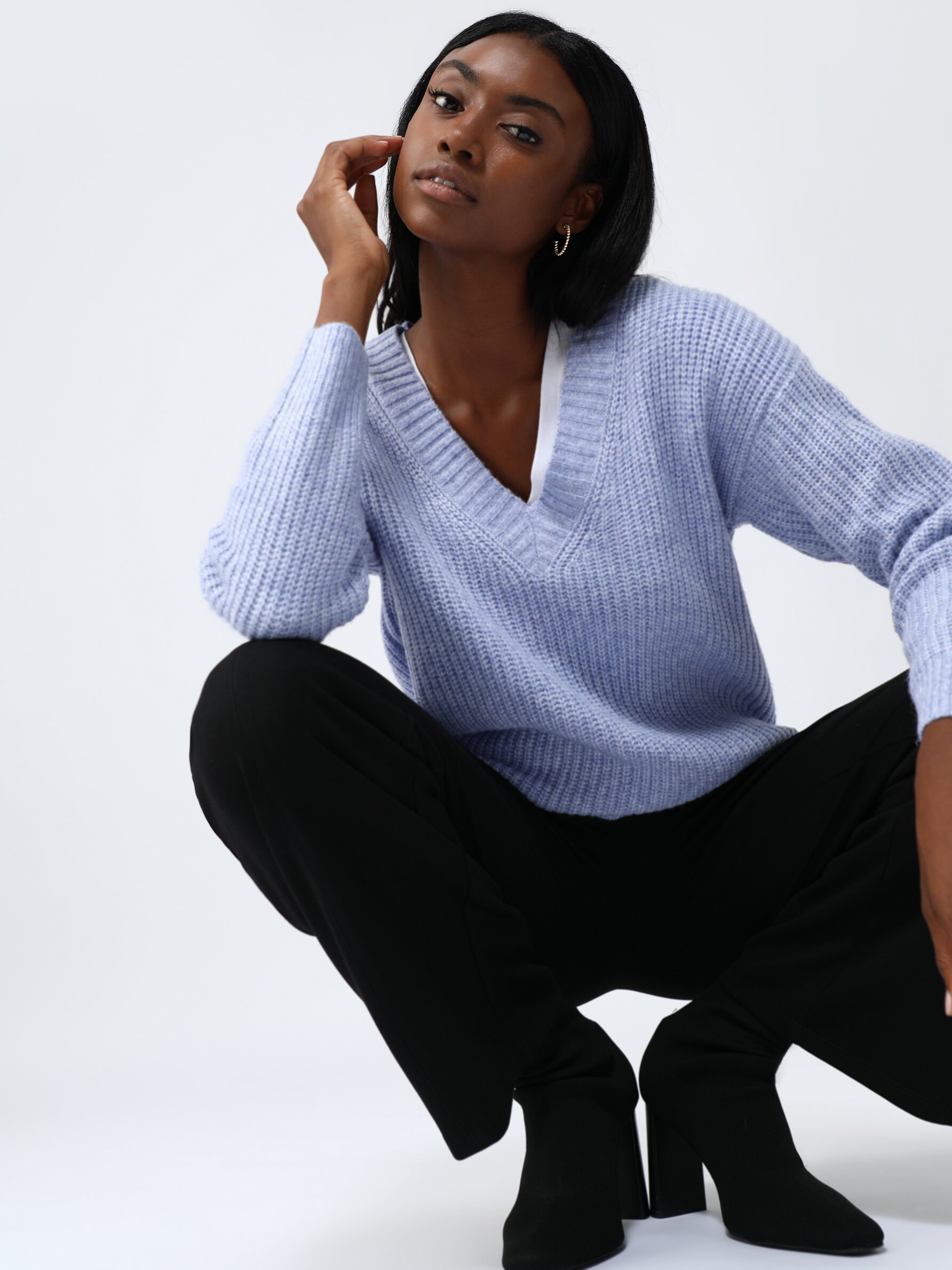 Oversize sparkly sweater - Knit 