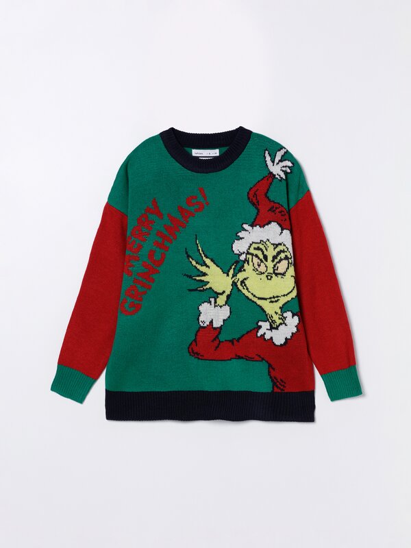 Sweater natalícia de O Grinch