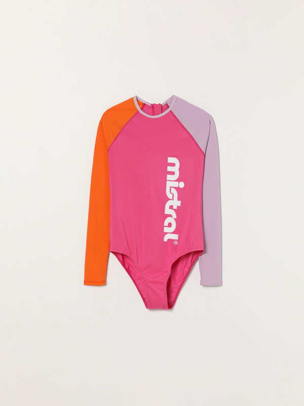 Mistral x Lefties long sleeve surfing swimsuit