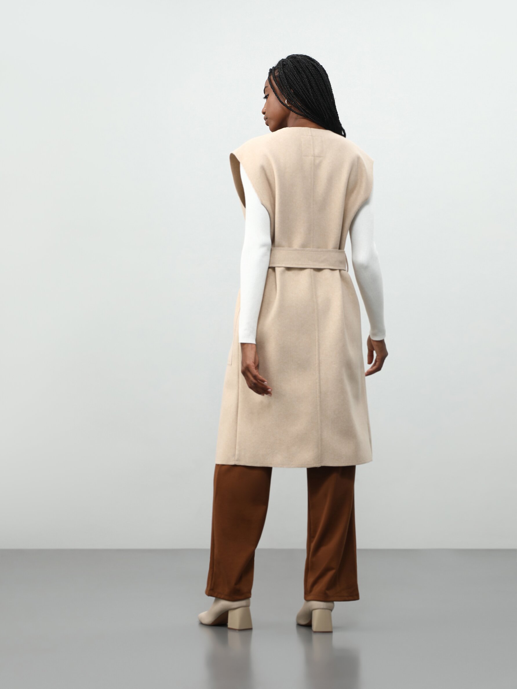 Long belted waistcoat - Gilets - COATS 