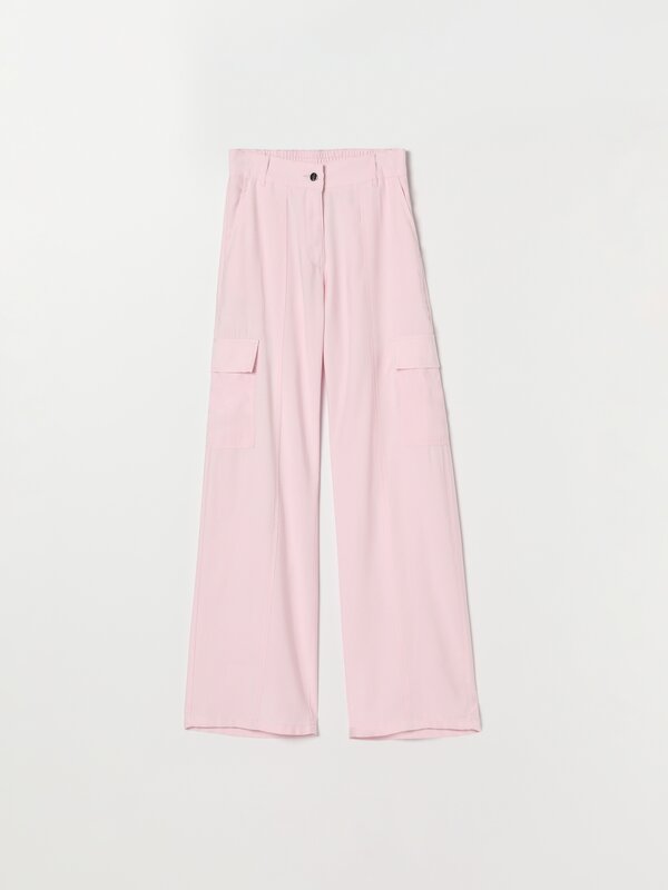 Pantalons de buxaques de cama ampla
