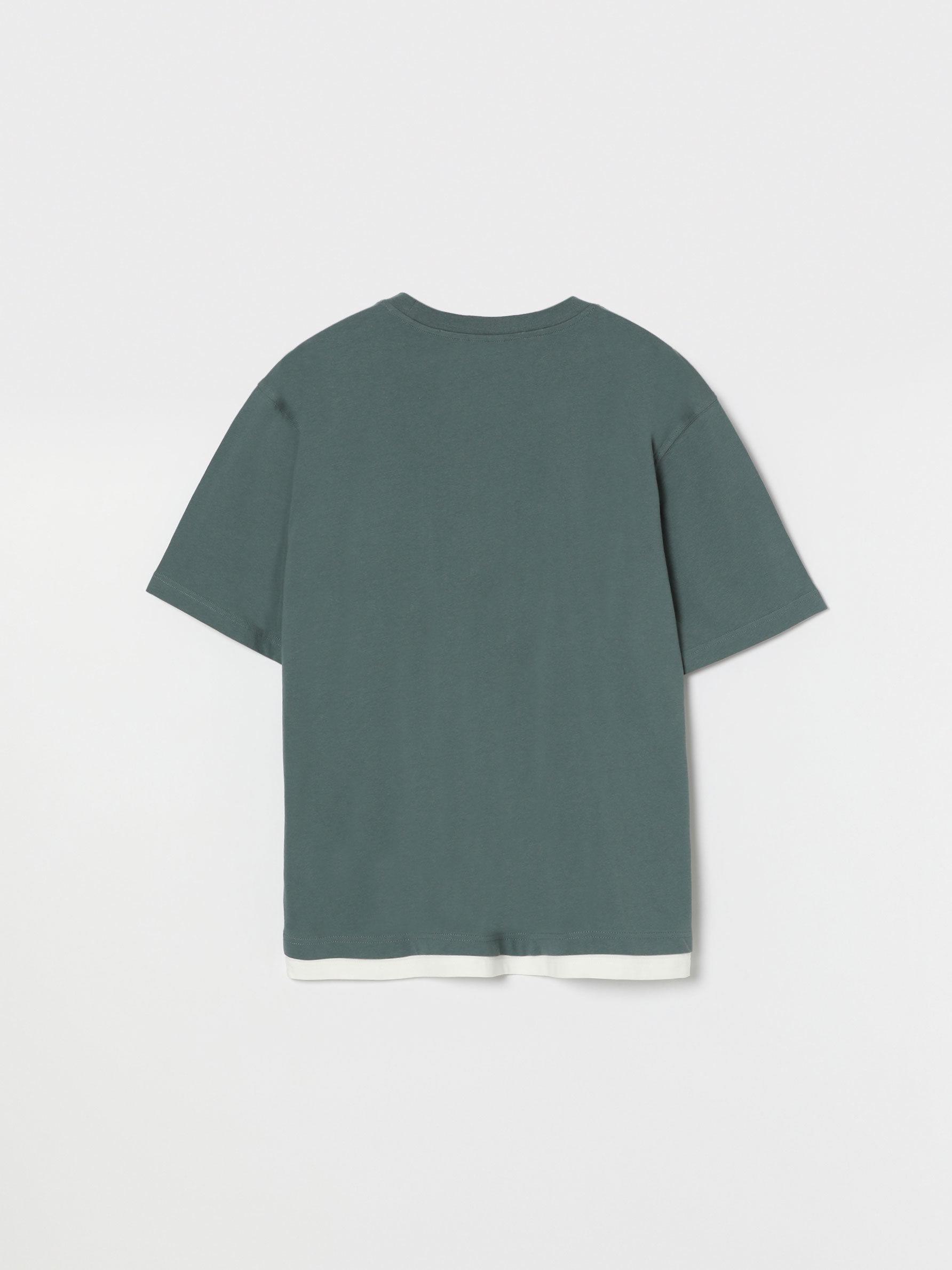 T-shirt with double-layer hem - T 
