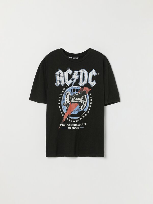 AC/DC Universal print T-shirt