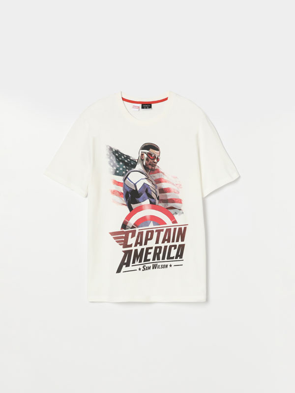 Camiseta estampada Capitán América ©MARVEL