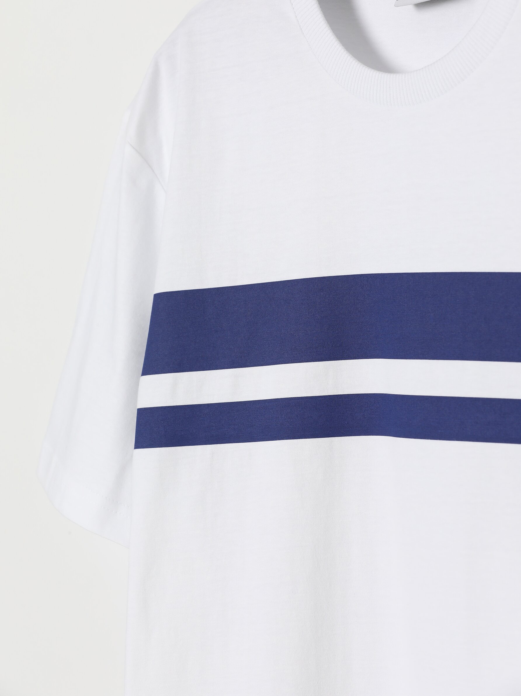 Printed T-shirt with stripes - T-SHIRTS 