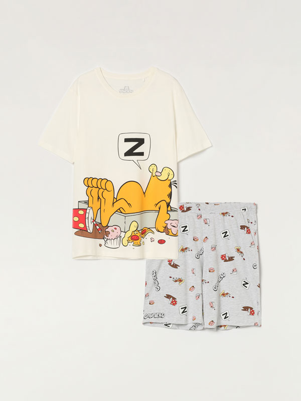 Conjunto de pijama estampado de Garfield ©Nickelodeon