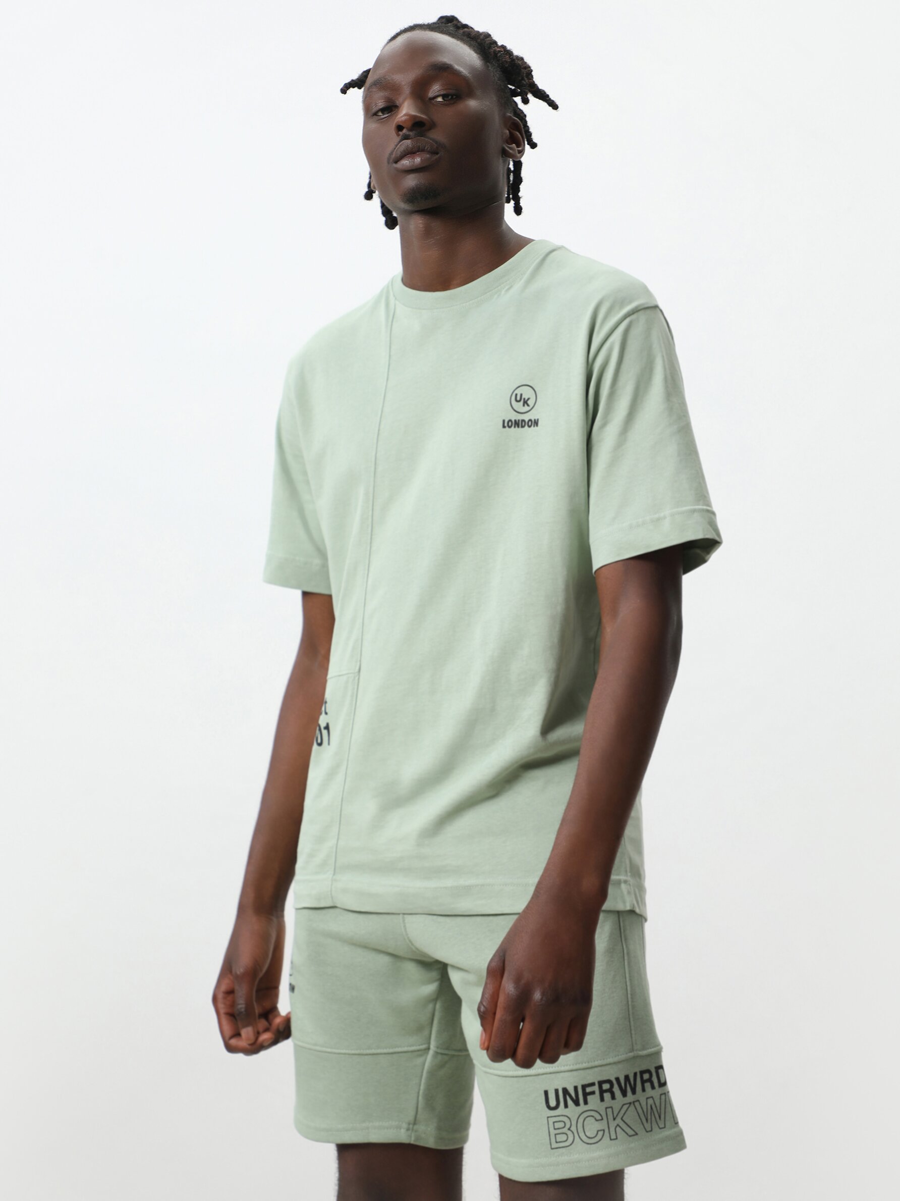 Short sleeve colour block T-shirt - T 