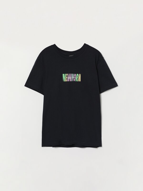 T-shirt estampada com maxiprint