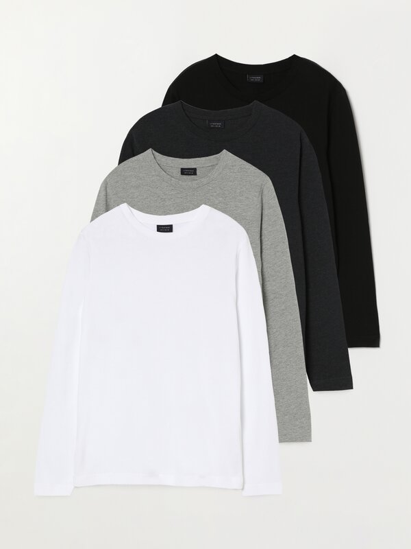 camisetas manga larga hombre