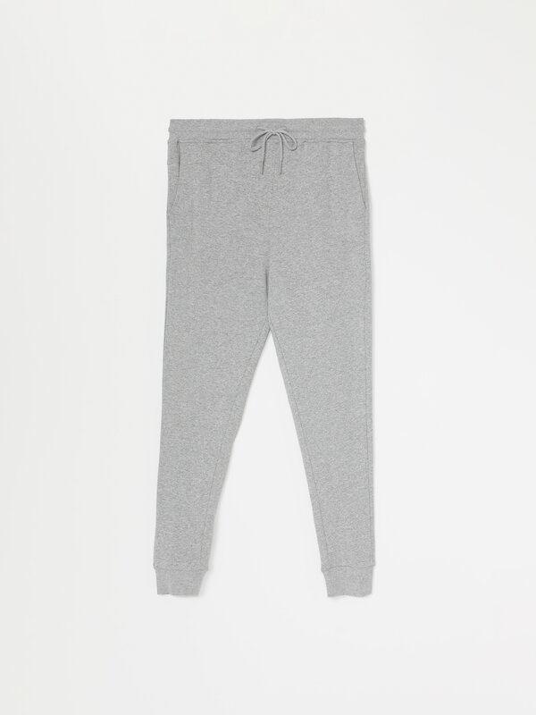 grey basic joggers