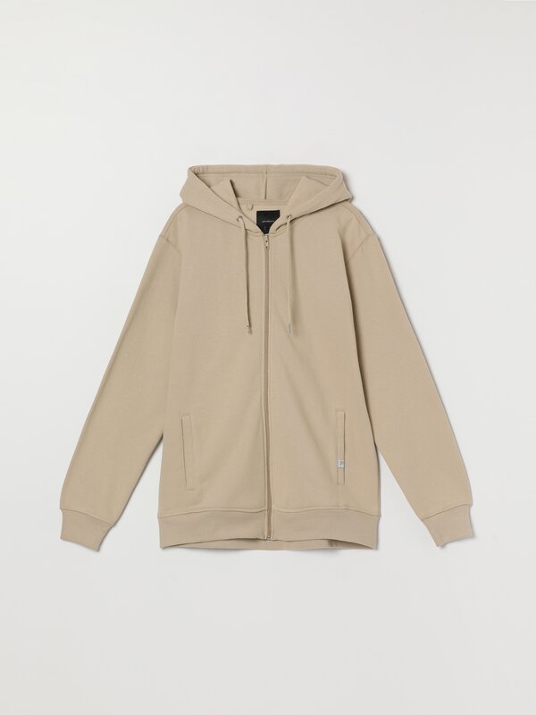 Basic hooded jacket