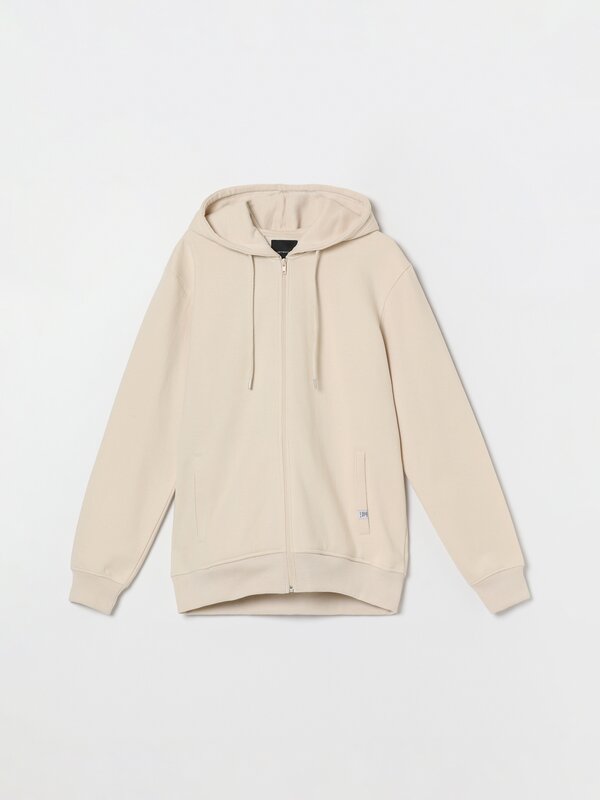 Basic hooded jacket