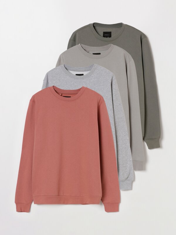 Pack of 4 Basic Sweatshirts