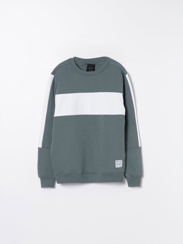 Sweatshirt color block