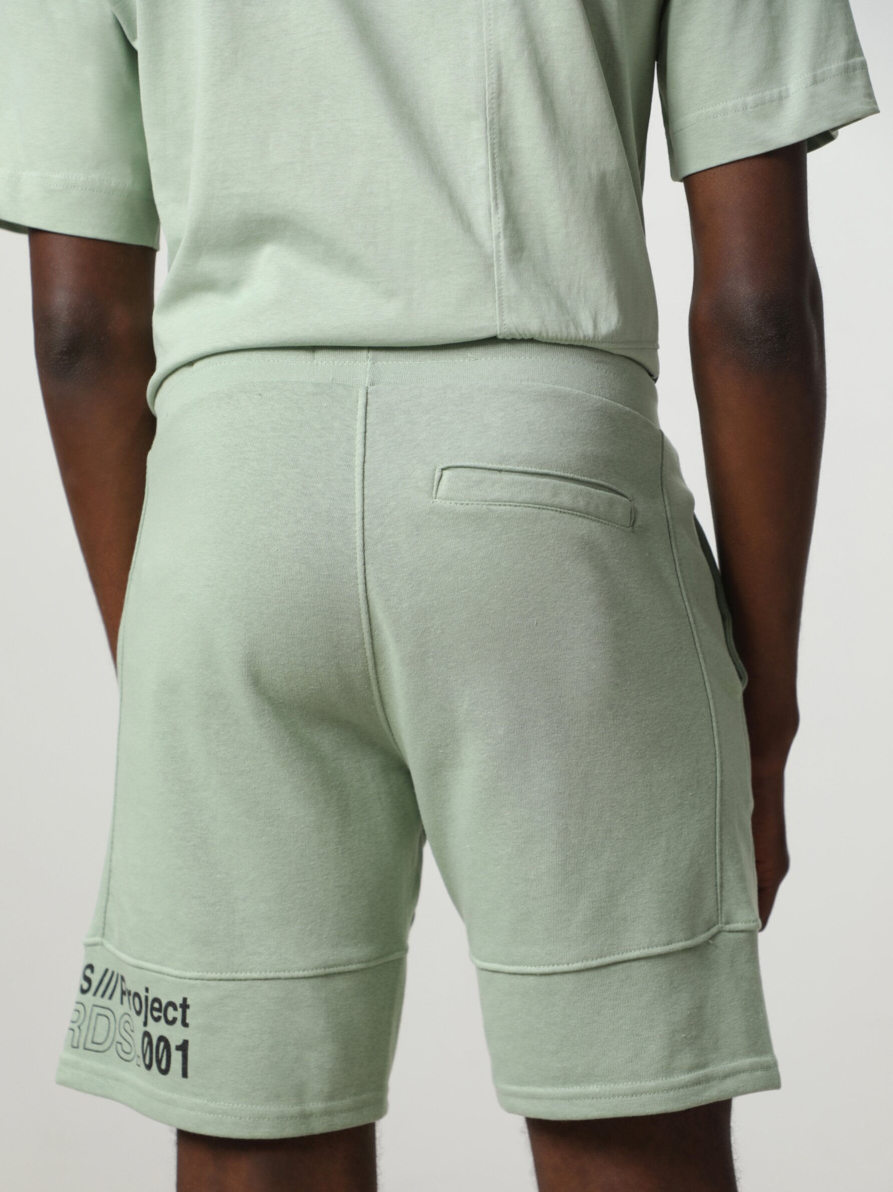 Colour block jogging Bermuda shorts 