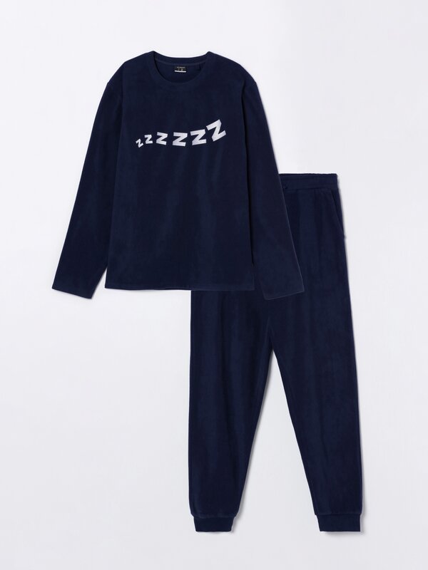 Fleece pyjama set