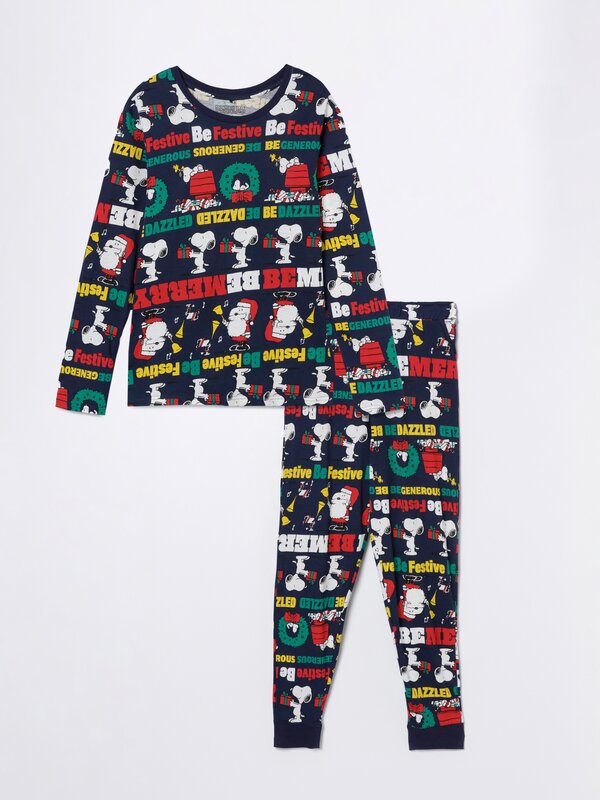 Hombre - Pijama familiar Snoopy Peanuts™ navideño