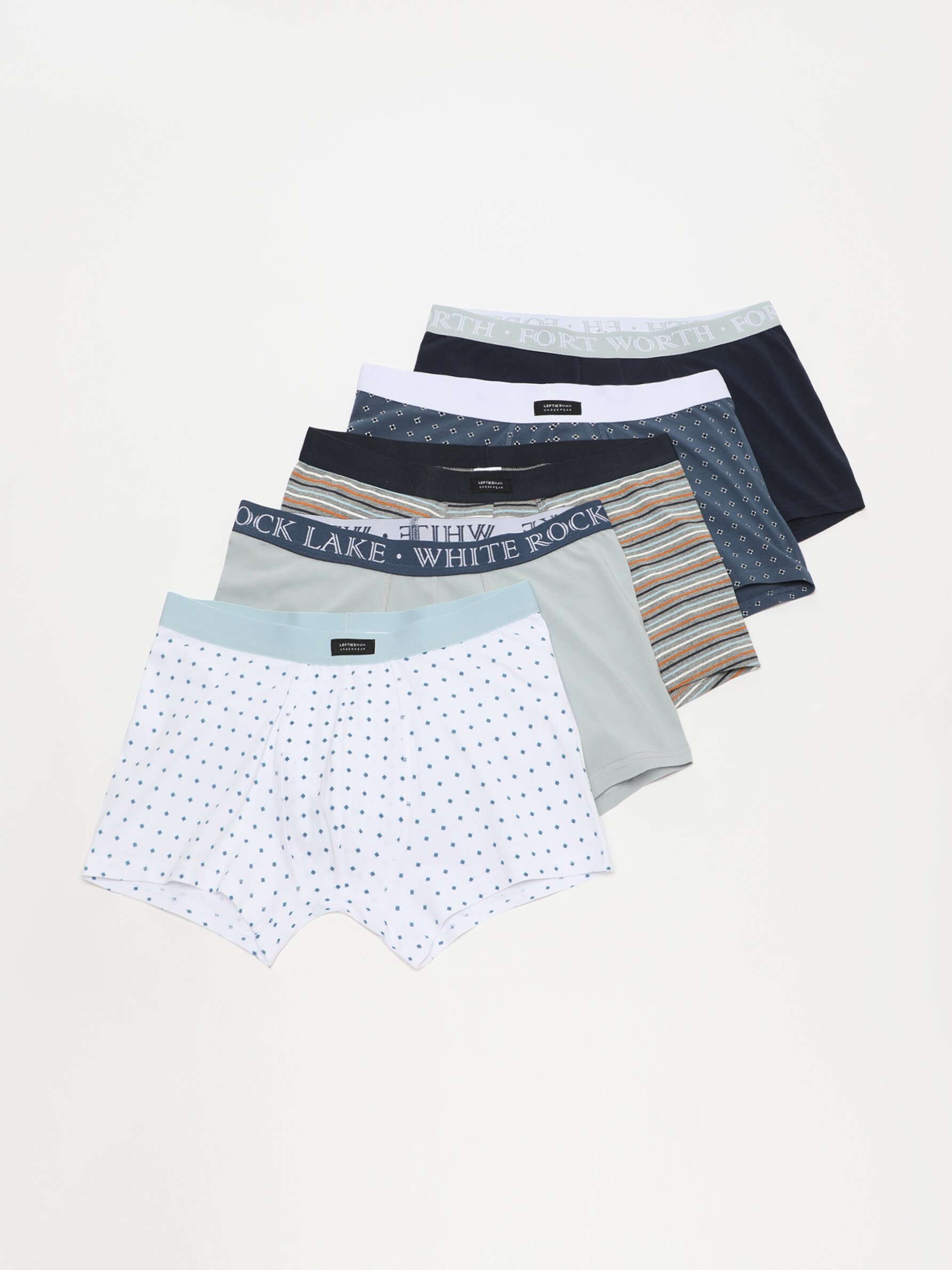 Pack de 5 calzoncillos estampados - Ropa interior - ACCESORIOS - TODA LA  COLECCIÓN - HOMBRE - | Lefties ESPAÑA