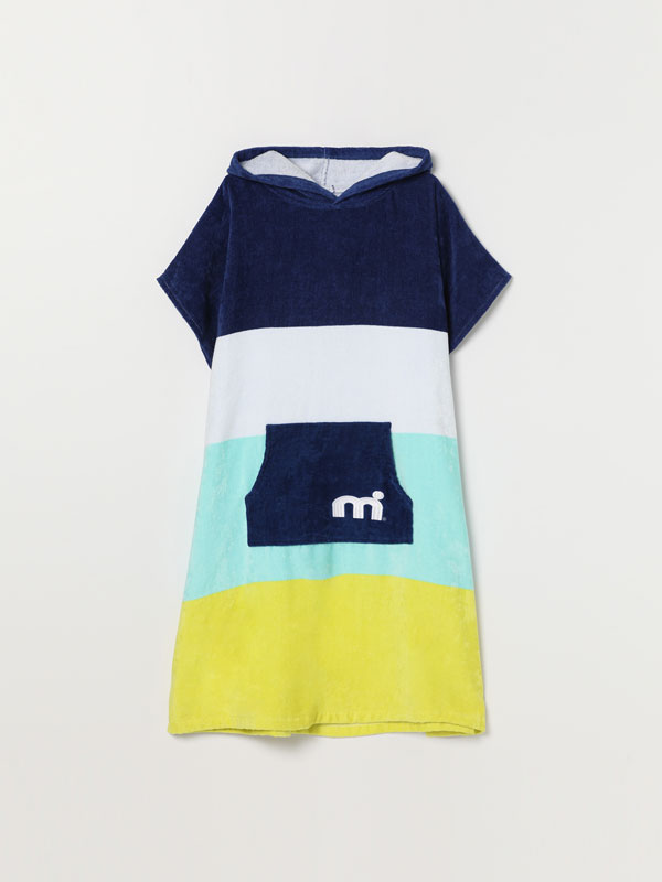 Poncho Mistral x Lefties color block - ACCESORIOS - TODA LA COLECCIÓN -  HOMBRE - | Lefties España (Canarias)
