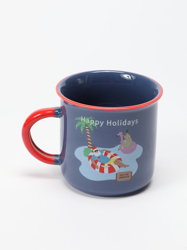 Christmas mug and stocking gift set