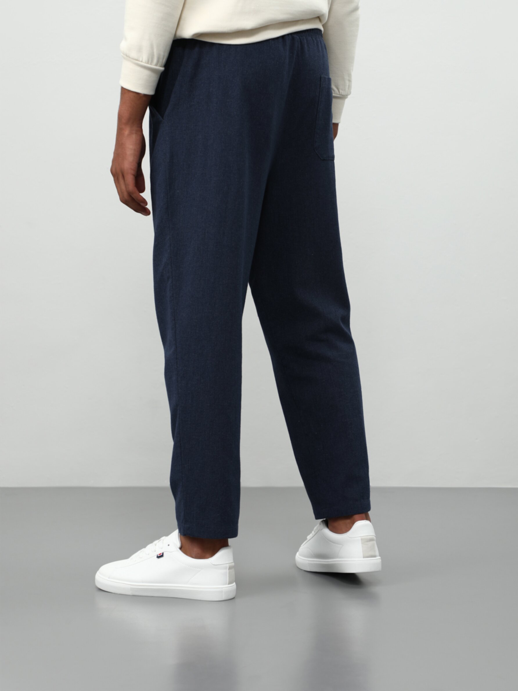 linen cotton joggers