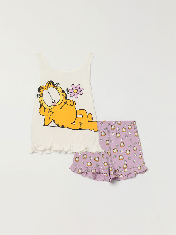 Conxunto de pixama estampado Garfield ©Nickelodeon