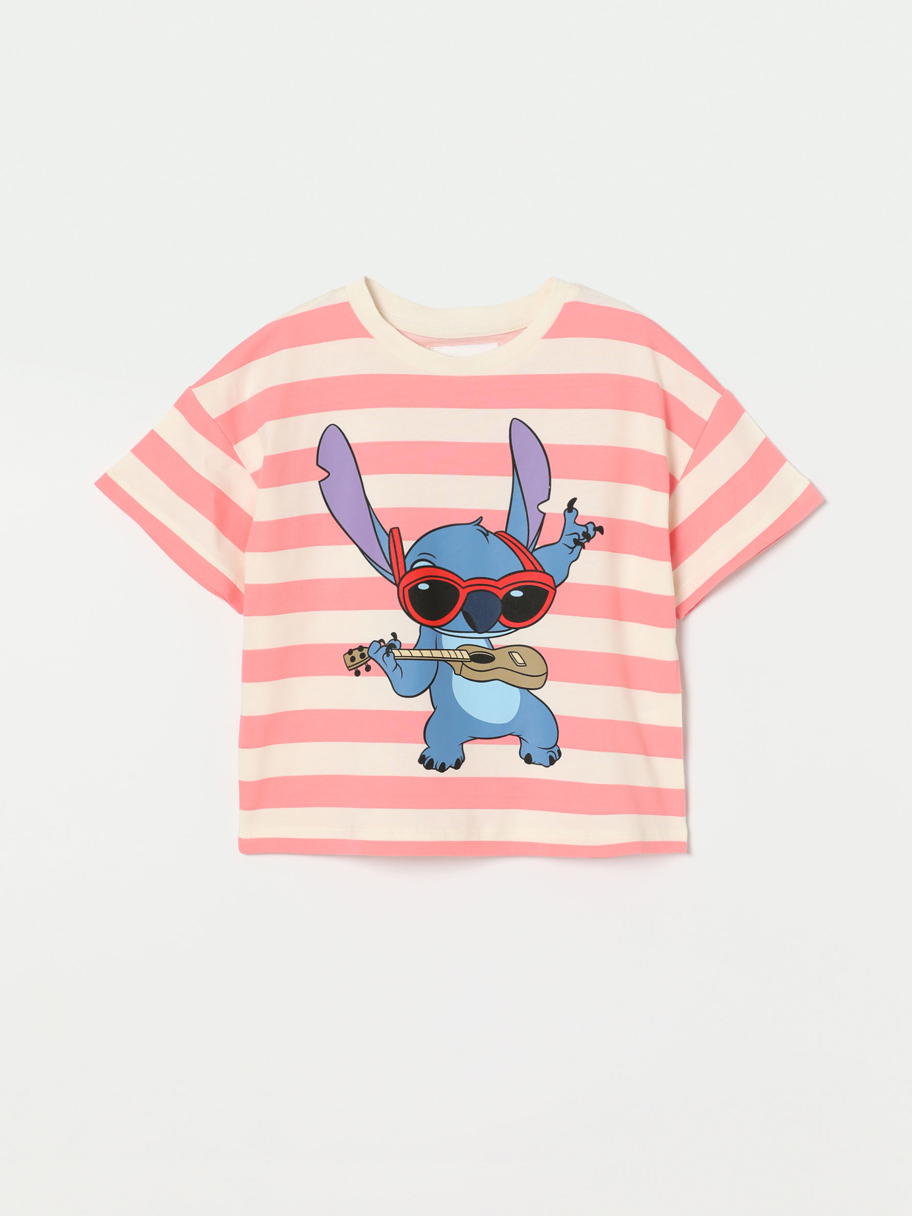 Striped Lilo \u0026 Stitch © Disney print T 