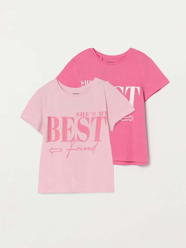 discount 87% Brown/Pink 5Y KIDS FASHION Shirts & T-shirts Print Lefties T-shirt 