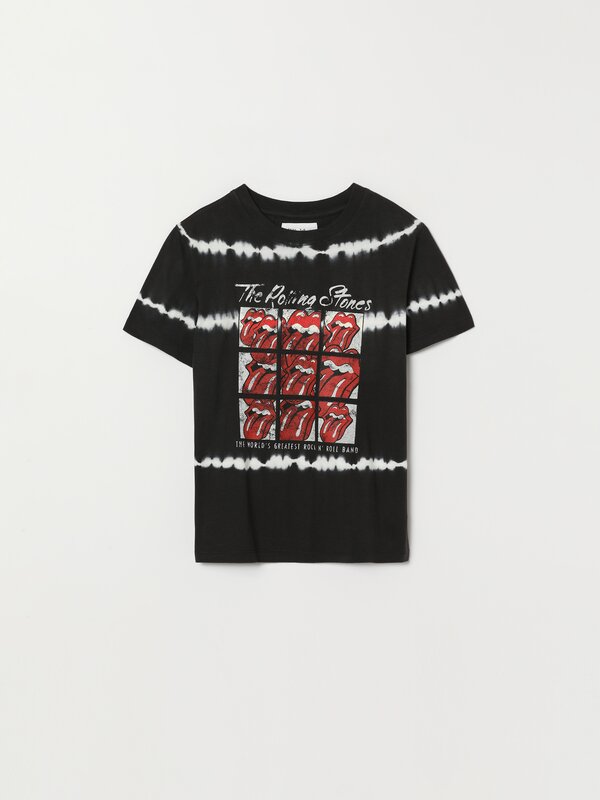 Camiseta manga curta estampado Rolling Stones ©Universal
