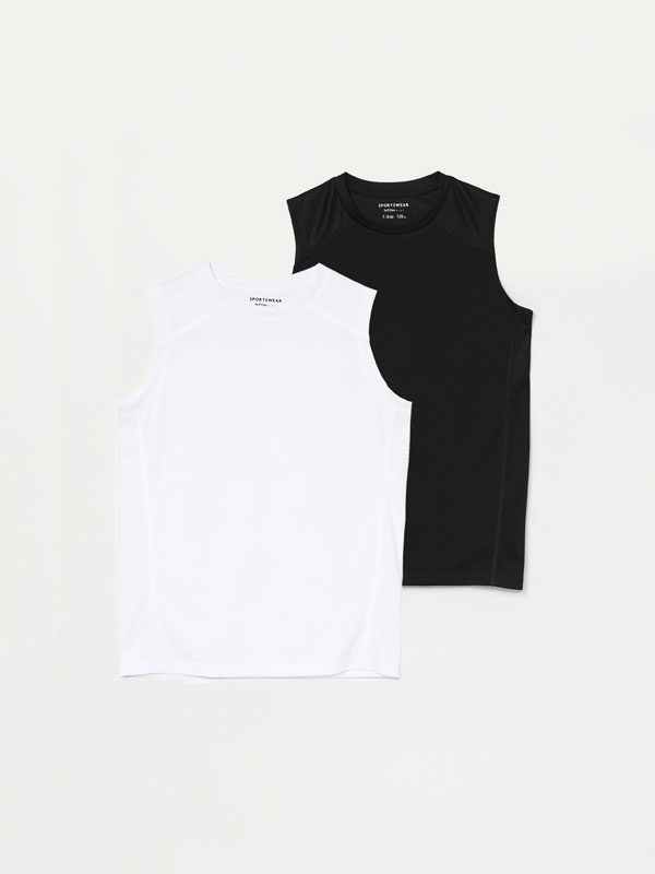 Pack of 2 sports tops