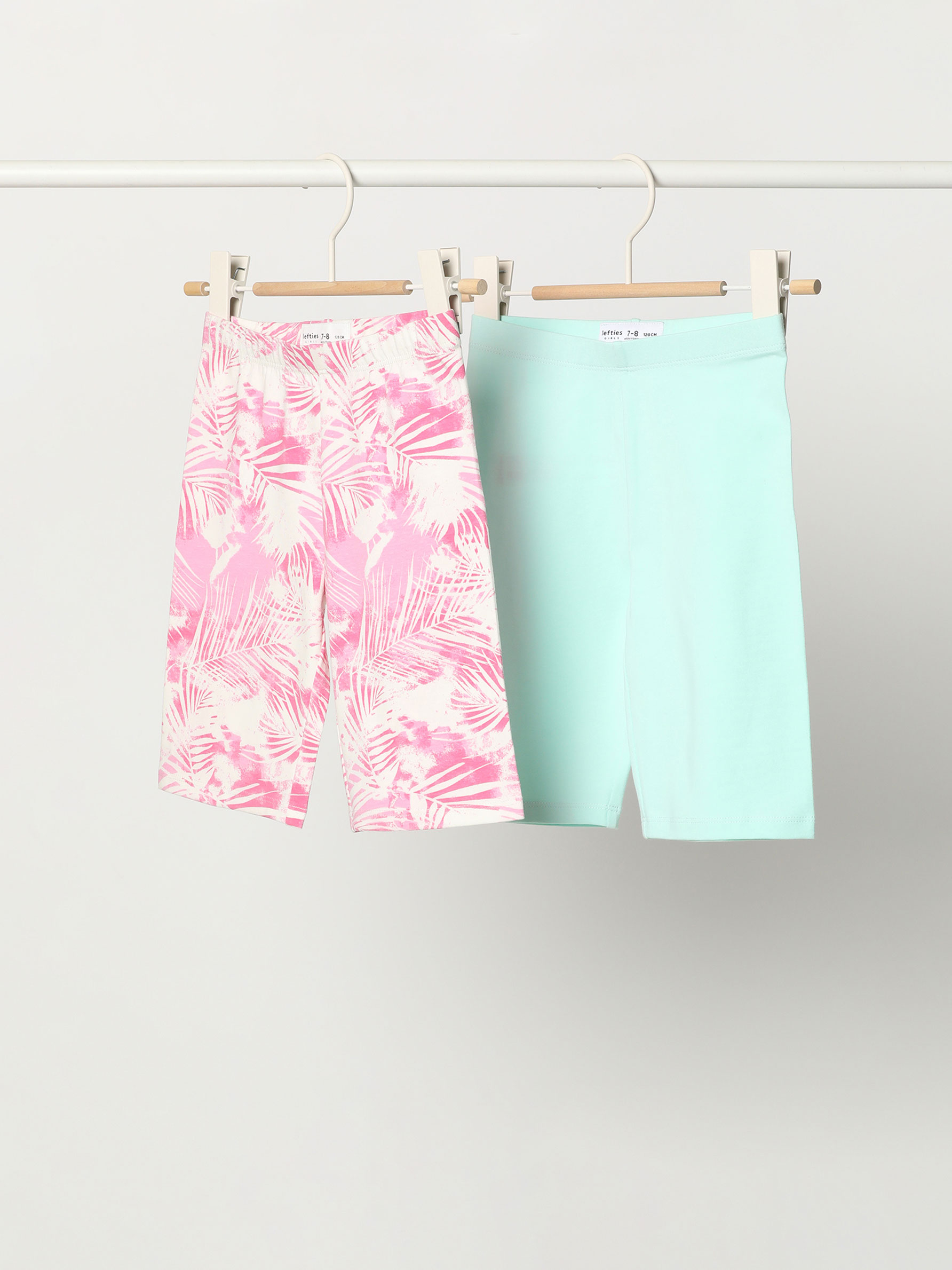 2-pack of contrast cycling shorts 