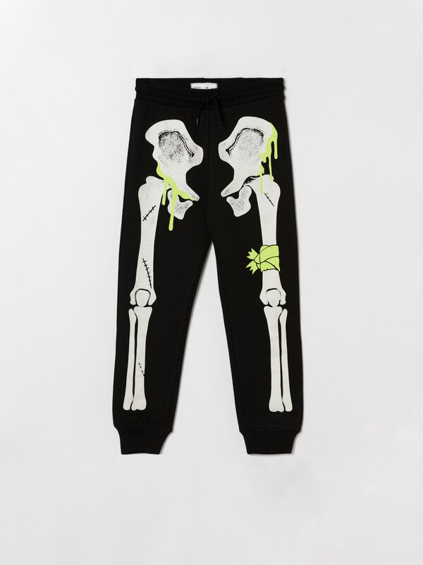Pantalón jogger esqueleto