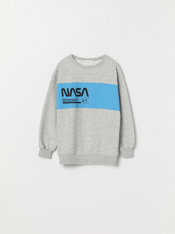 NASA print tracksuit sweatshirt