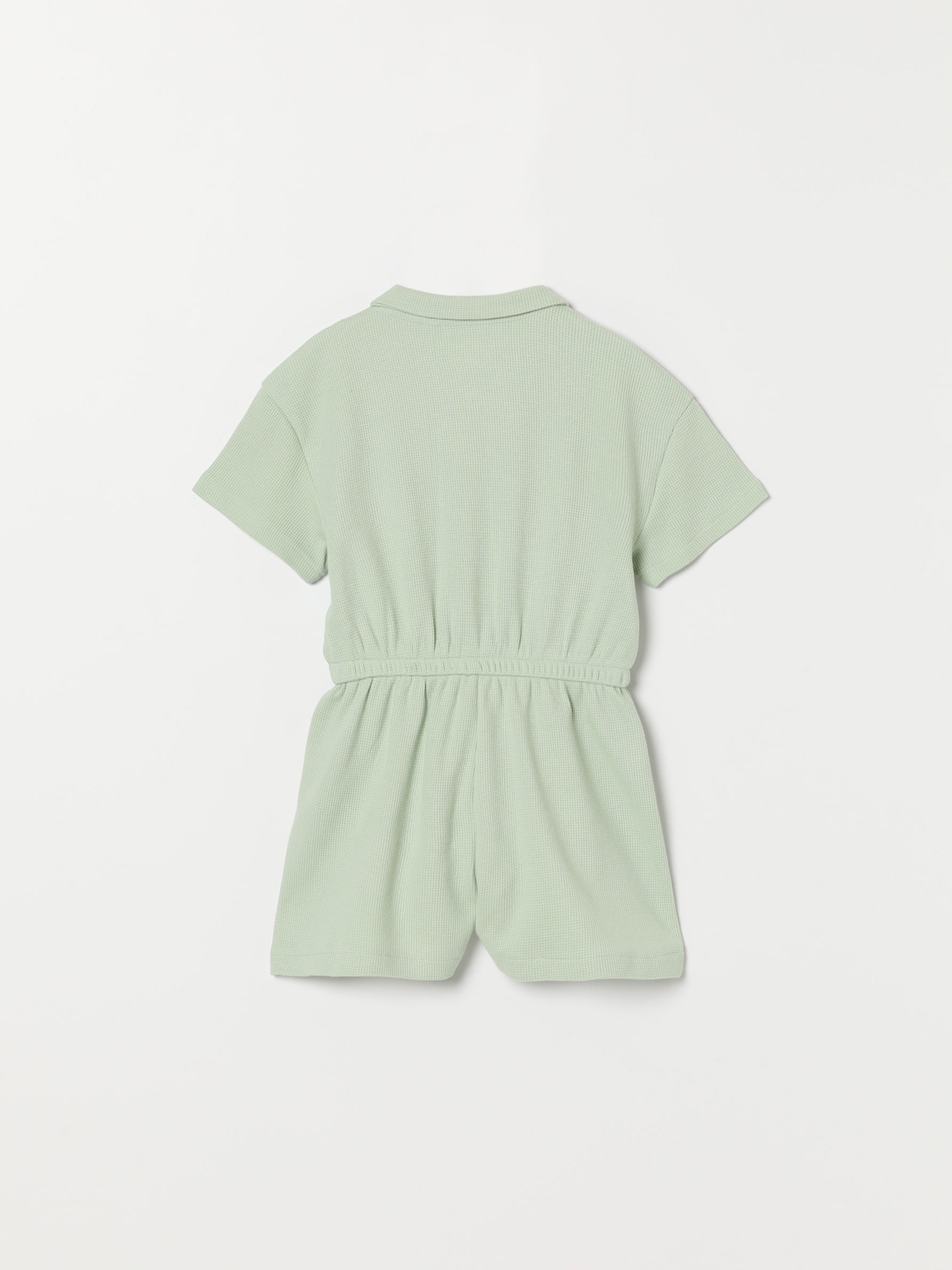 Waffle-knit short jumpsuit - NEW IN 