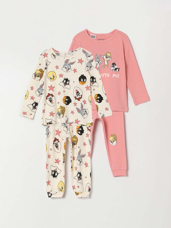 Pack of 2 two-piece pyjama sets with a Looney Tunes © &™ WARNER BROS