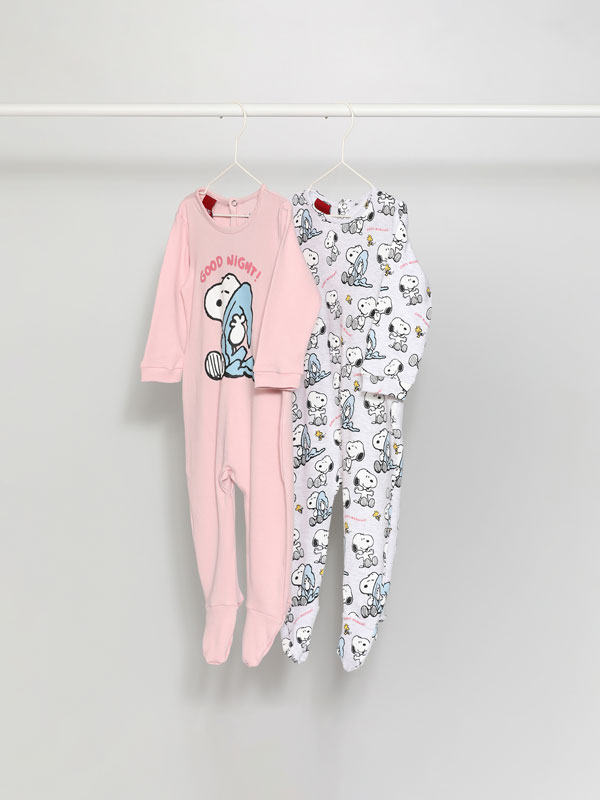 Pack de 2 pijama con estampado de Snoopy Peanuts™